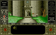 Elvira for Amiga - Game start.