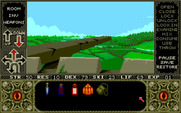 Elvira for Amiga - View from the top of the castle.