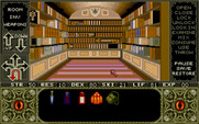 Elvira for Amiga - The library; maybe I can find a book of spells here?