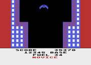 Caverns of Mars for Atari 8-bit - The final stage; don't hit the walls.
