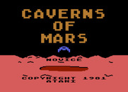 Caverns of Mars for Atari 8-bit - Title screen.
