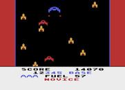 Caverns of Mars for Atari 8-bit - On to the next section; blast incoming missiles!