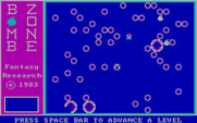 Bomb Zone for IBM PC/Compatibles - On to the next level!