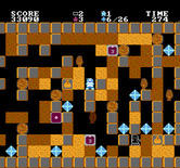 Crystal Mines for NES / Famicom - On to level two...