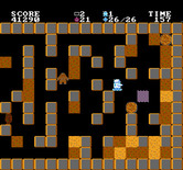 Crystal Mines for NES / Famicom - Diamonds acquired, here's the exit...