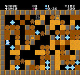 Crystal Mines for NES / Famicom - Start of level three.