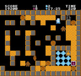 Crystal Mines for NES / Famicom - A bunch of diamonds in the corner!