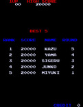 Dig Dug II for Arcade - High scores.
