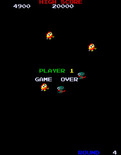 Dig Dug II for Arcade - Game over.