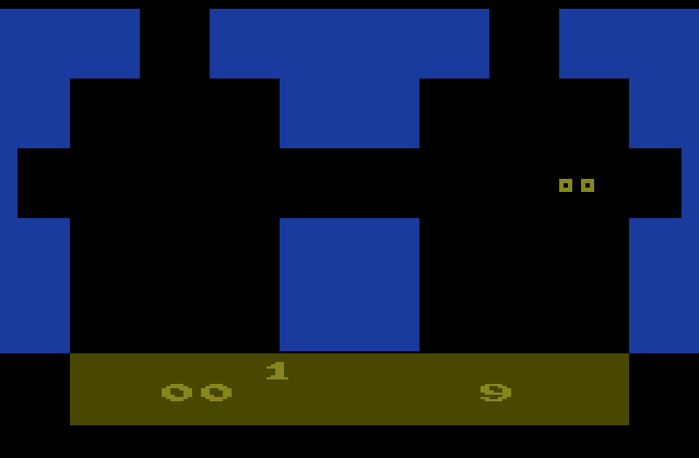 Haunted House Atari 2600 Screenshot: Starting screen.