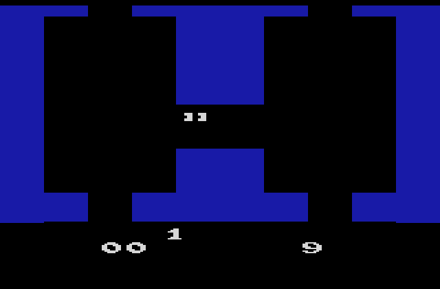Haunted House Atari 2600 Screenshot: Game start; exploring...