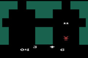 Haunted House for Atari 2600 - Don't run into spiders!