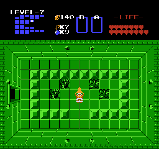 Legend of Zelda, The NES / Famicom Screenshot: Another Tri-Force piece acquired!