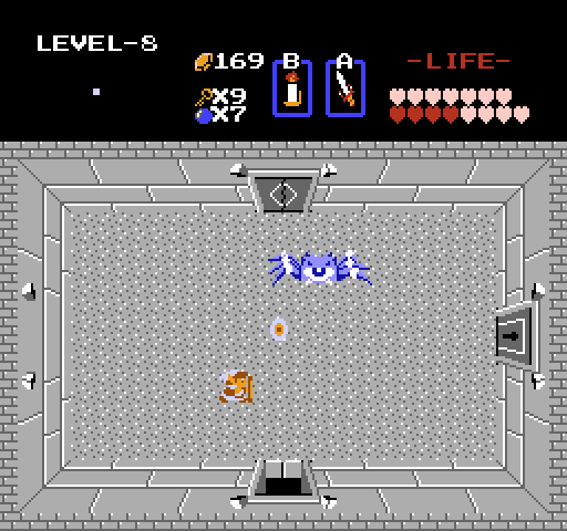 Legend of Zelda, The NES / Famicom Screenshot: This crab now appears as a mini-boss...