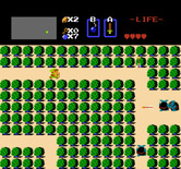 Legend of Zelda, The for NES / Famicom - Some parts of the game world are maze-like!