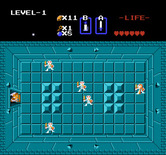 Legend of Zelda, The for NES / Famicom - Skeletons attack!