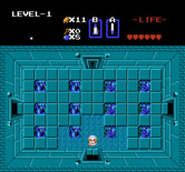 Legend of Zelda, The for NES / Famicom - Entering the first dungeon...