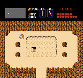 Legend of Zelda, The for NES / Famicom - A secret passage is hidden here!
