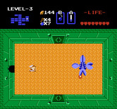Legend of Zelda, The for NES / Famicom - Attack all four heads of this strange creature...