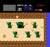 Legend of Zelda, The for NES / Famicom - A door in a tree? Where could that lead?