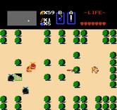 Legend of Zelda, The for NES / Famicom - A secret staircase to the left! Where does it go?