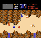 Legend of Zelda, The for NES / Famicom - The Lynel are tough to defeat...you might want to level up a bit before exploring here...
