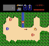 Legend of Zelda, The for NES / Famicom - Hmm, where do those stairs lead?
