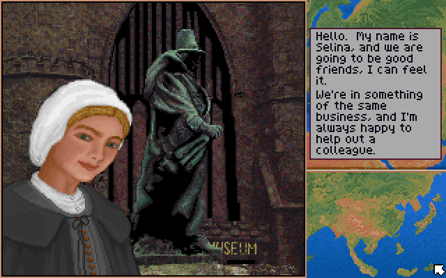 SpellCraft: Aspects of Valor IBM PC/Compatibles Screenshot: Welcome to Salem!