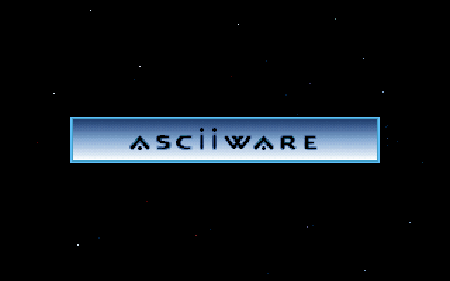 SpellCraft: Aspects of Valor IBM PC/Compatibles Screenshot: Asciiware logo screen.
