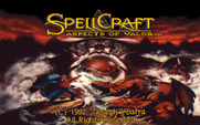 SpellCraft: Aspects of Valor for IBM PC/Compatibles - Title screen.