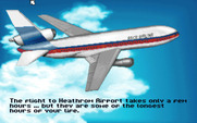SpellCraft: Aspects of Valor for IBM PC/Compatibles - Flying to Heathrow Airport...