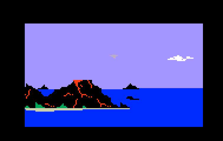 Fathom Intellivision Screenshot: Looks like land ahead?
