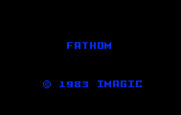 Fathom for Intellivision - Title screen.