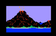 Fathom for Intellivision - Careful, don't crash into this volcano!