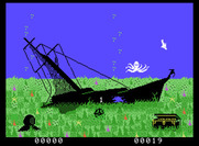 Fathom for ColecoVision - Reached the ocean floor; watch out for that octopus!