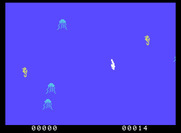 Fathom for ColecoVision - Game start; diving through the water...