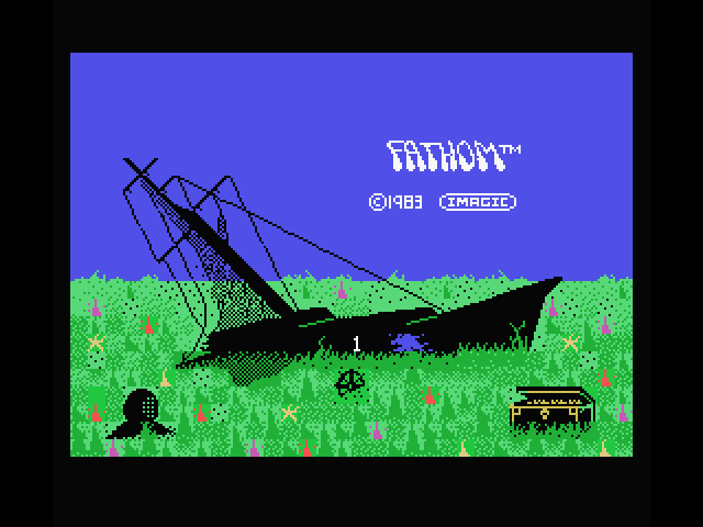 Fathom MSX Screenshot: Title screen 2.