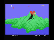 Fathom for MSX - Be careful around errupting volcanoes!