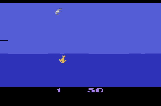 Fathom Atari 2600 Screenshot: Game start.