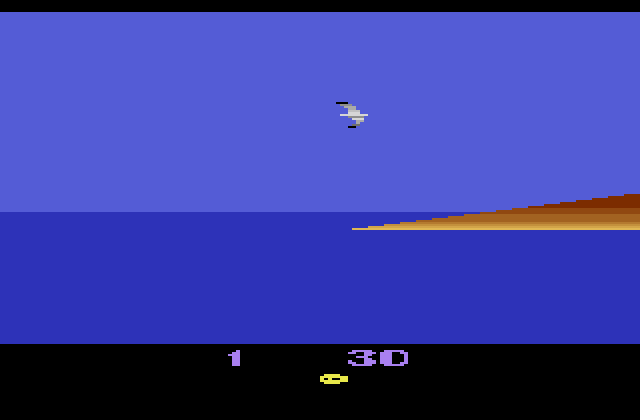 Fathom Atari 2600 Screenshot: Flying now...