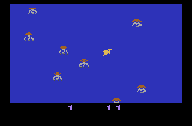 Fathom Atari 2600 Screenshot: Swimming back to the surface...
