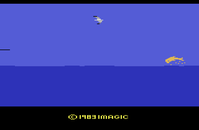 Fathom Atari 2600 Screenshot: Starting screen.