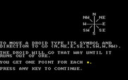 Droids for IBM PC/Compatibles - Instructions, part 3.