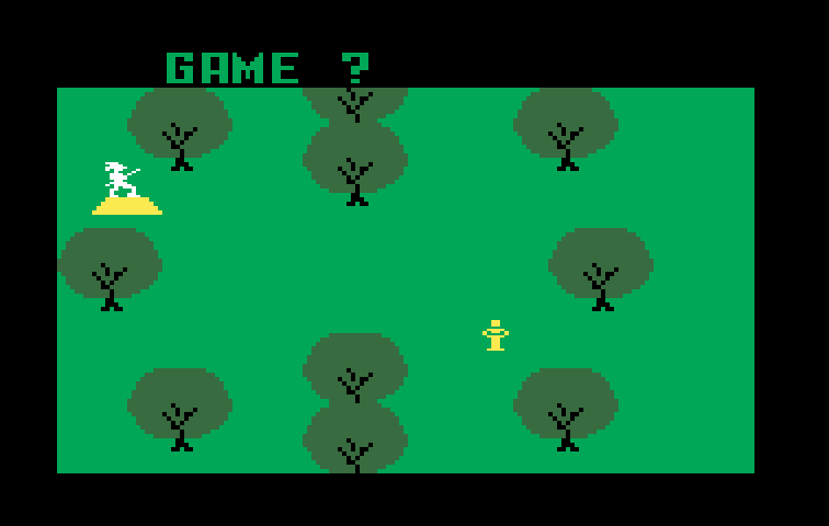White Water! Intellivision Screenshot: Select a game option first...