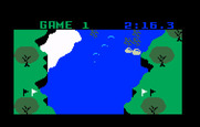 White Water! for Intellivision - Game over.