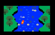 White Water! for Intellivision - Currents can help you out, but don't crash into rocks!