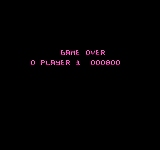 CheetahMen II, The NES / Famicom Screenshot: Game over.
