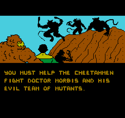 CheetahMen II, The NES / Famicom Screenshot: Introduction screen 4.