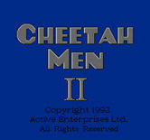 CheetahMen II, The for NES / Famicom - Title screen.