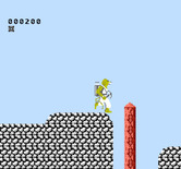 CheetahMen II, The for NES / Famicom - Jumping these gaps is difficult due to poor controls.